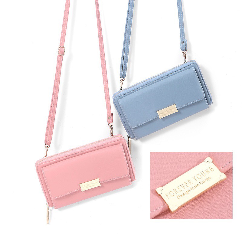 Wallet hot sale sling bag