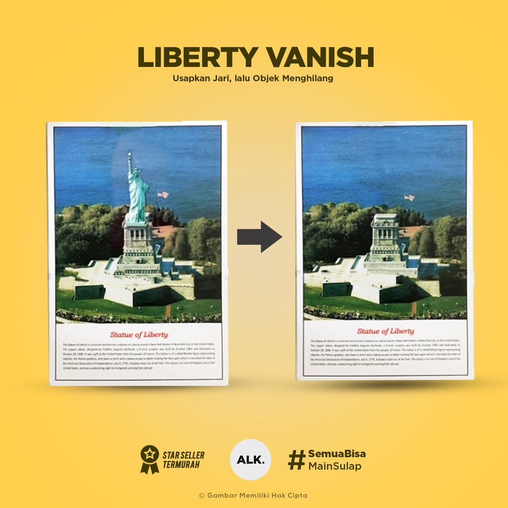 Liberty Vanish by Masuda (A Magic Tool To Remove The Statue Of Liberty