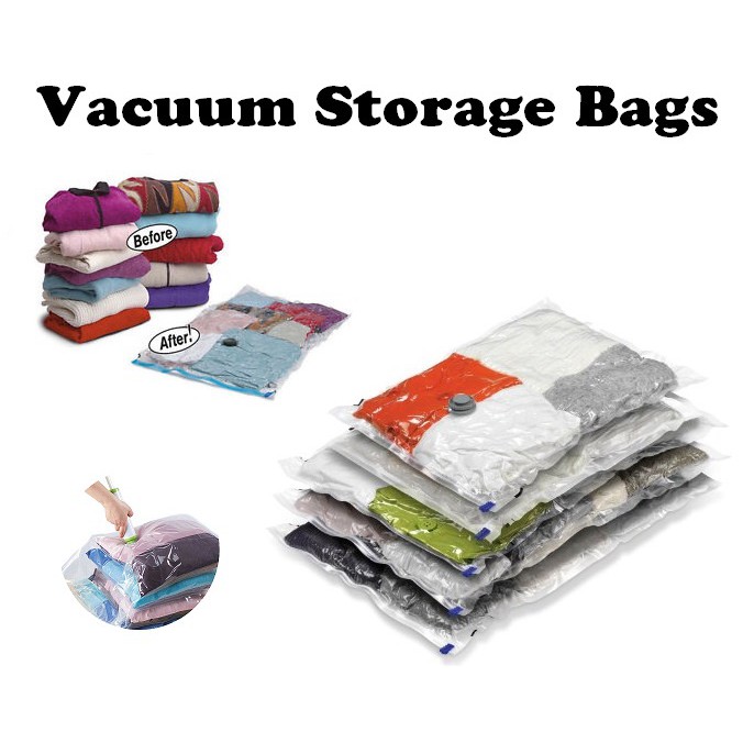 10pcs Hand-rolled Vacuum Compression Bag, Compression Bags For