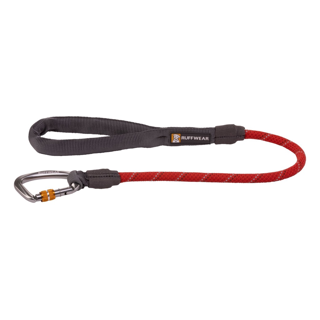 Ruffwear Knot a Long Reflective Rope Traffic Dog Leash Red