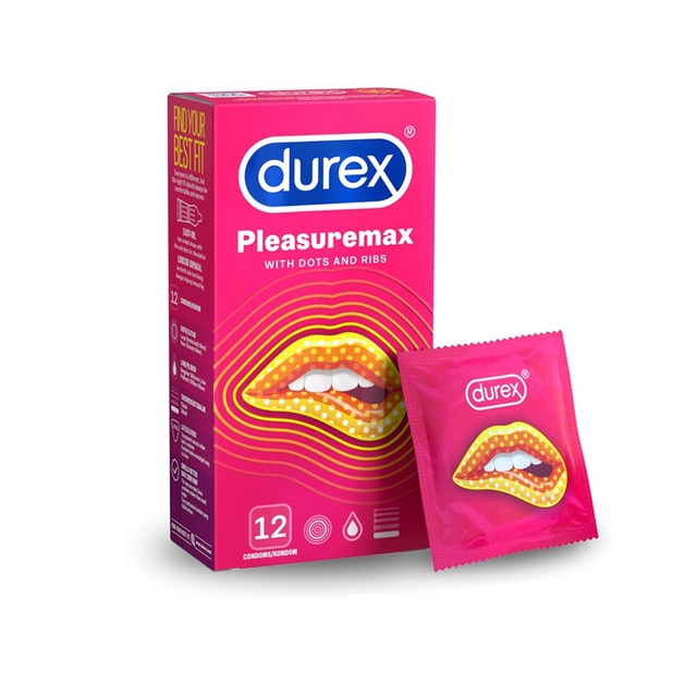 Durex Pleasuremax Condoms With Ribs & Dots (12s) | Shopee Singapore