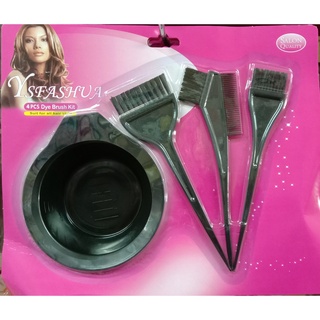 4PCS Hair Color Brush Perfect Tools for Hair Tint Dying Coloring