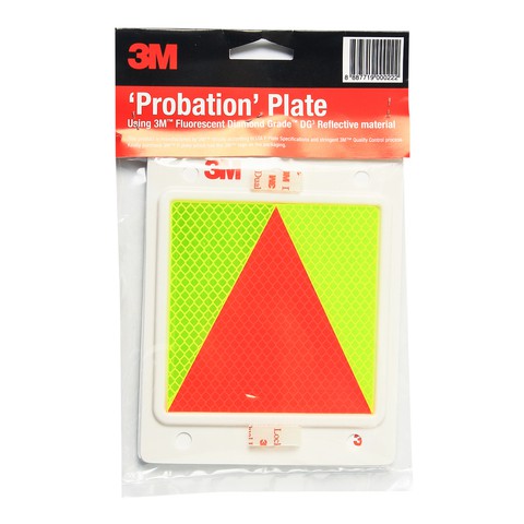 3M Probation Car Plate