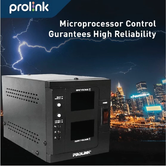 Prolink Stabilizer 500VA Automatic Voltage Regulator l AVR l Relay Controlled l Stavolt - Gambar 2
