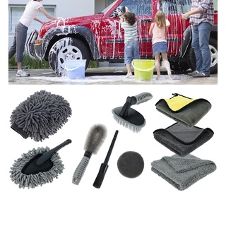 Multi-Functional Car Dash Duster 2 Pack Microfiber Car Duster Interior &  Exterior Cleaning Dirt Dust Clean Brush Dusting Tool Mop for Car Motorcycle