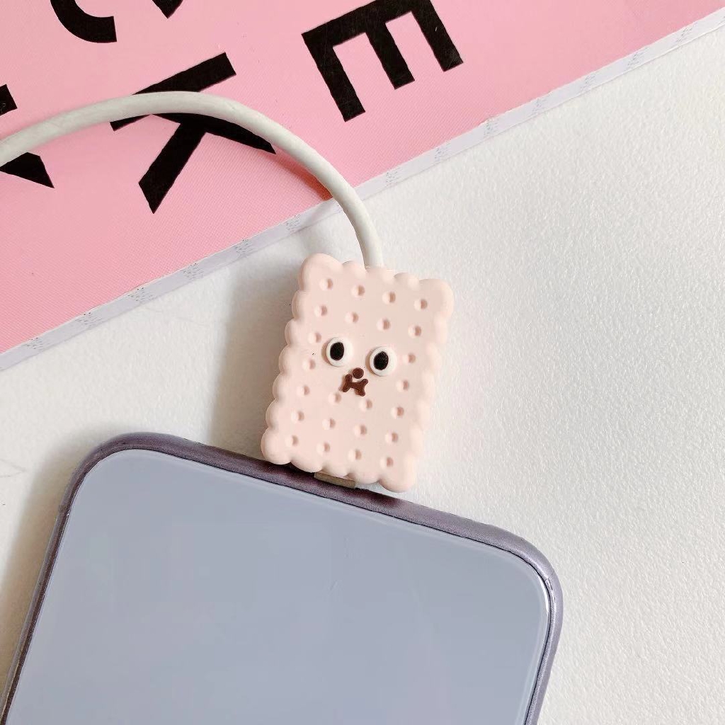 Korean Cute Cartoon Animal Cable Protector for Iphone Usb Cable Bite ...