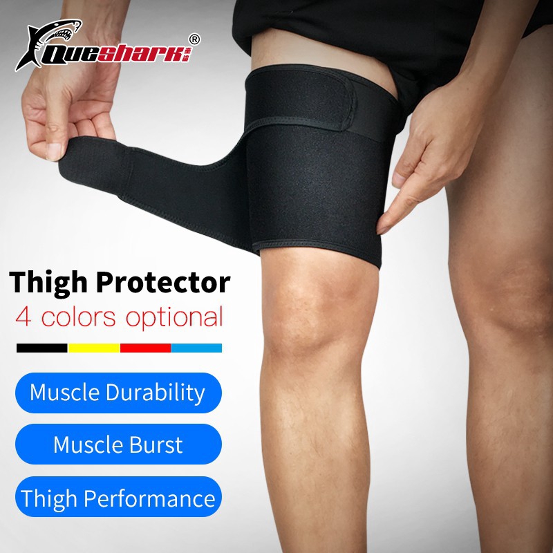 QUESHARK 1PCS Sport Thigh Guard Protection Sports Safety Thighs ...