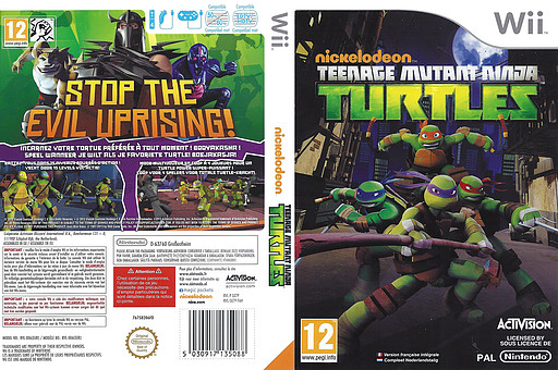 Nickelodeon teenage mutant ninja turtles clearance wii