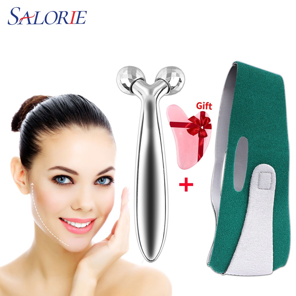 Salorie Facial Slimming Double Chin Cheek Band Strap Mask Face Shaper