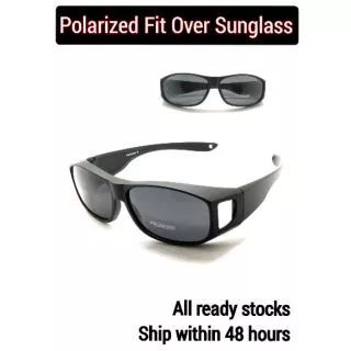 Polarized Fit Over Sunglasses Wear Over Glasses Driving Fishing