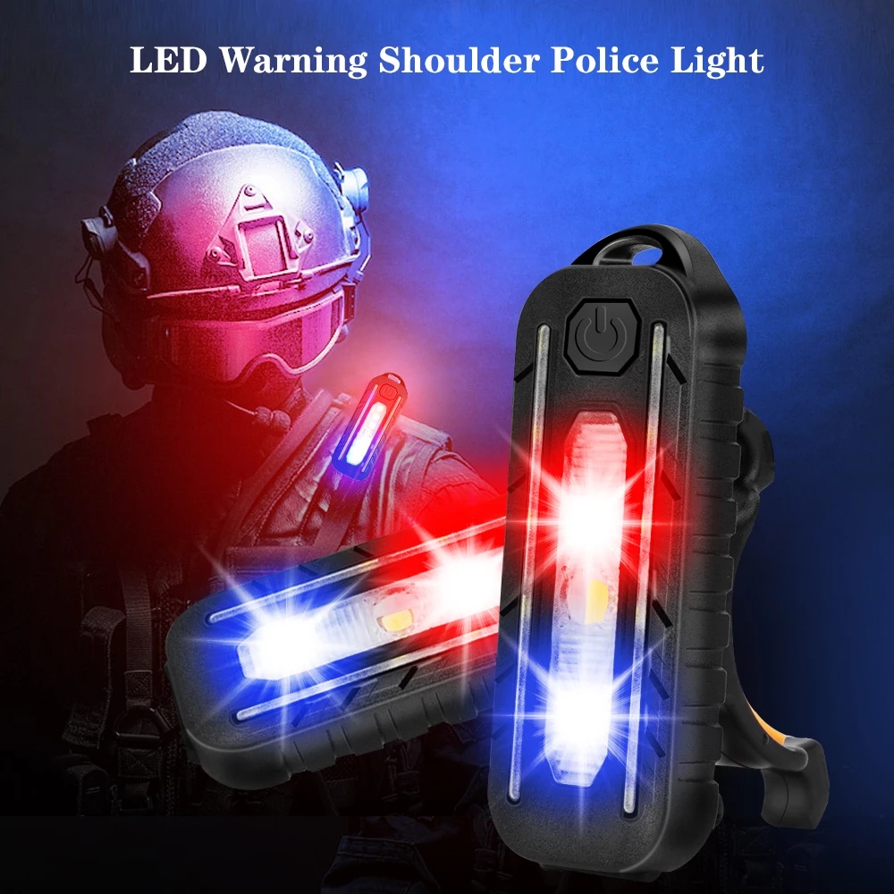 Red Blue Flashing Blue Led Bike Lights LED Red Blue Shoulder