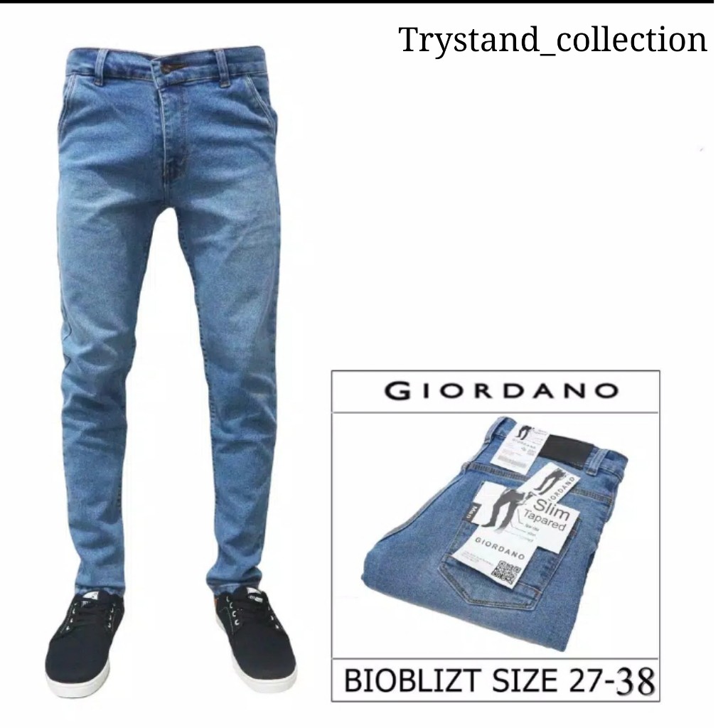 GIORDANO STRETCH PENCIL JEANS Shopee Singapore
