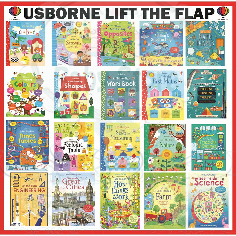 Usborne Lift-the-flap/See inside/Look inside series | Shopee Singapore
