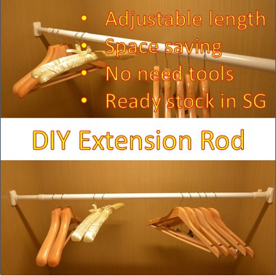 Extension rod for hanging clothes hotsell