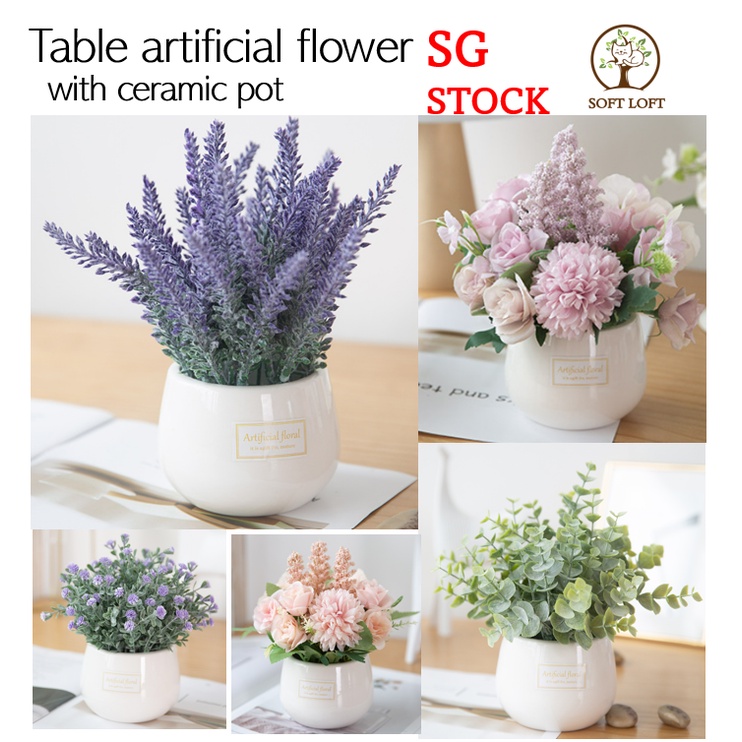 Artificial table plant mall Potted Artificial Table Plants, Mini Fake