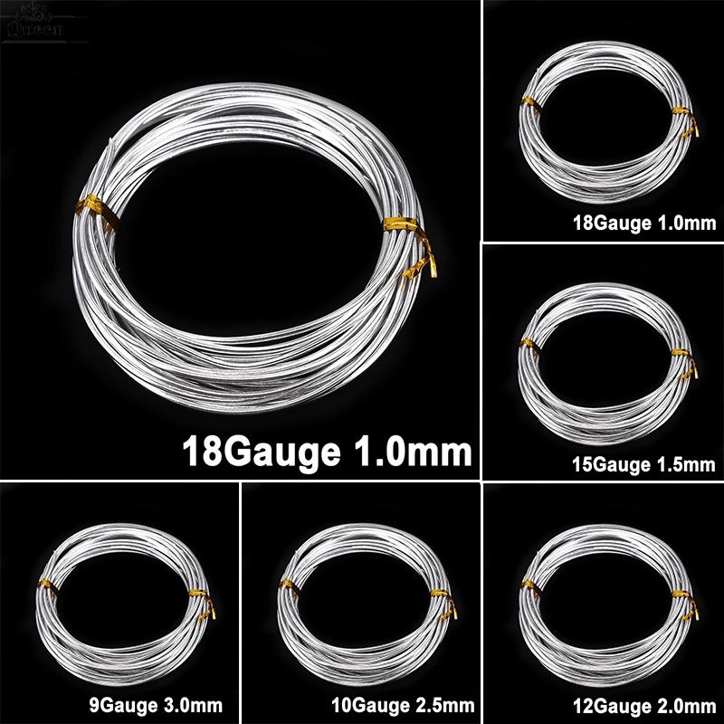 1-3mm 5m 16.4ft Long Aluminium Modelling Wire, Armature, Craft, Jewellery 2019