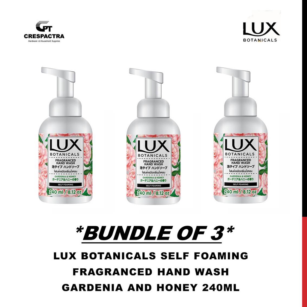 [BUNDLE] LUX Botanicals Gardenia And Honey Fragranced Hand Wash 240ml x