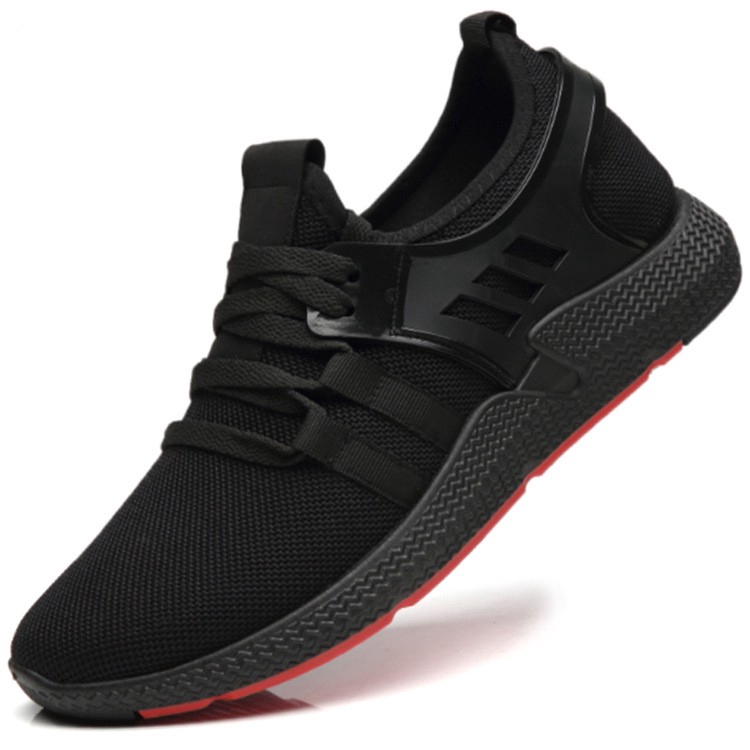 Ready Men Sport Shoes Runing Black Causal Shoes Breathable Mesh Shoes ...