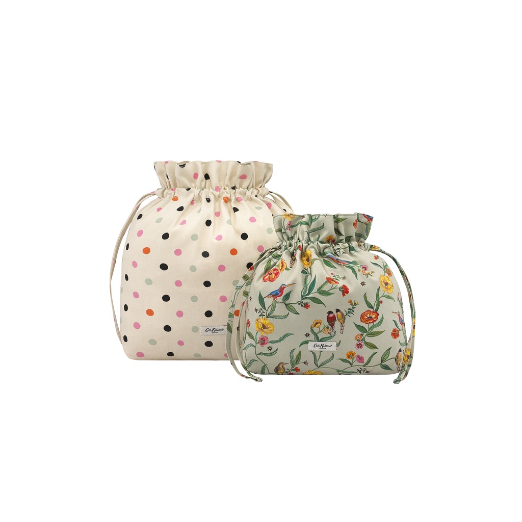 Cath Kidston The Little Hitch Pouches Spot Ecru | Shopee Singapore