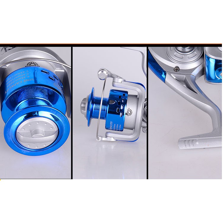 REEL DEBAO CS1000-7000 SPINNING REEL BEARING 8 BB - Gambar 2