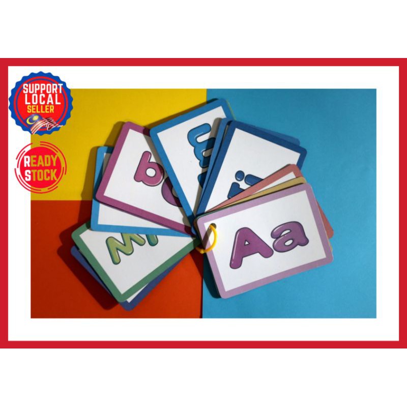 Flash card bahasa melayu flash card ABC kad imbas kanak kanak flashcard