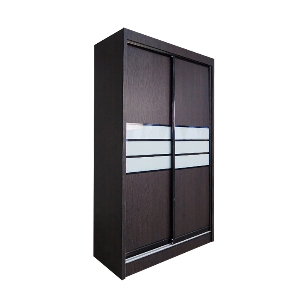 Living Mall Nami Series 4 Feet Sliding Door Wardrobe In 3-D Laminated ...