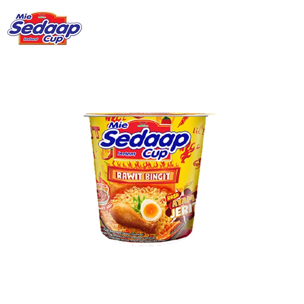 Sedaap Mie Instan Cup Ayam Jerit 75 gr - Gambar 3