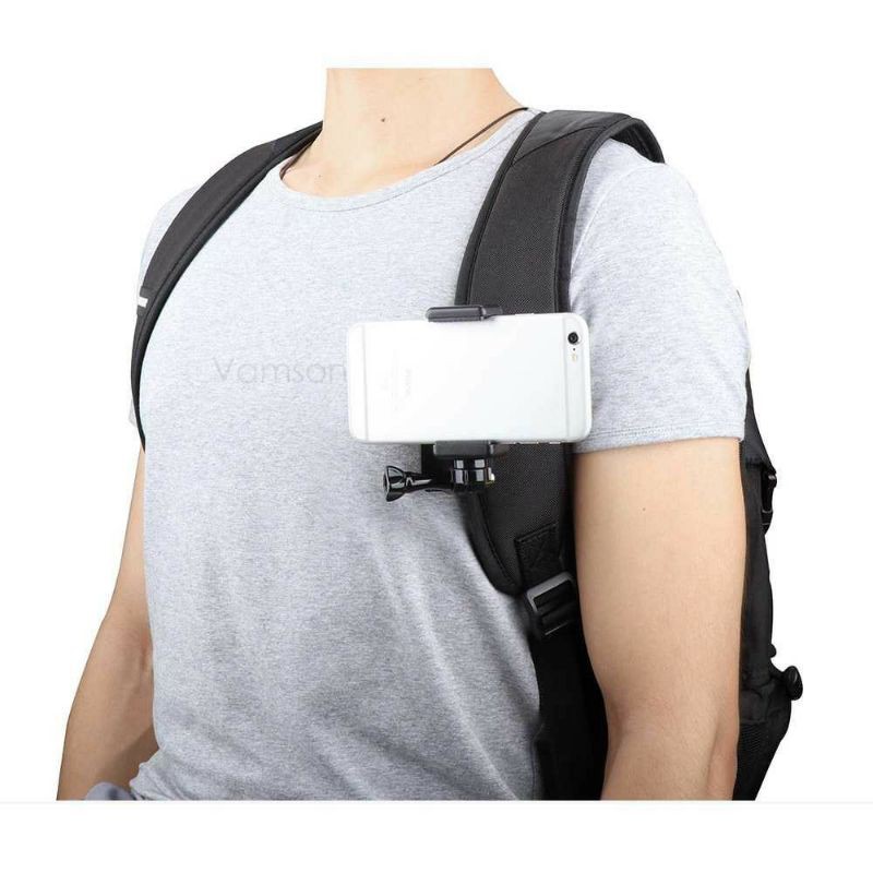 Clip CLAMP MOUNT 360 ROTARY SMARTPHONE HP HOLDER CLAMP BACKPACK GOPRO BACKPACK |2032