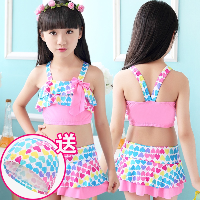 Kids Swimwear Girls Swimsuit Kids Swimsuit One Piece Swimsuit Baby Cute Split Bikini Girls Swimming Suit Kids Swimsuit For Girls Swimming Suit Kid Shopee Singapore