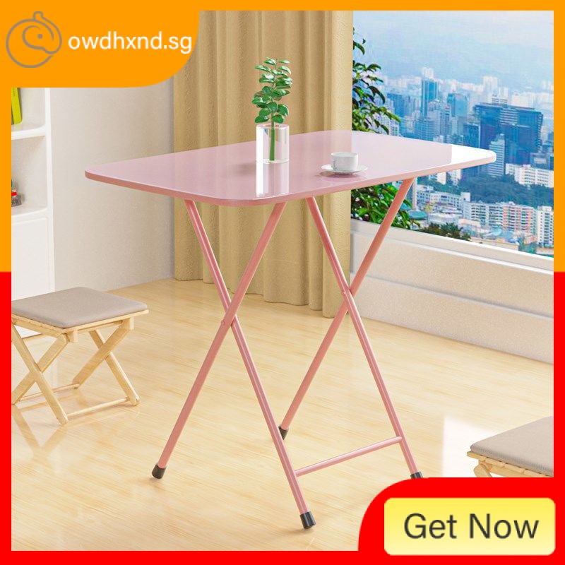 Folding table standing by the side dining simple household eating small ...