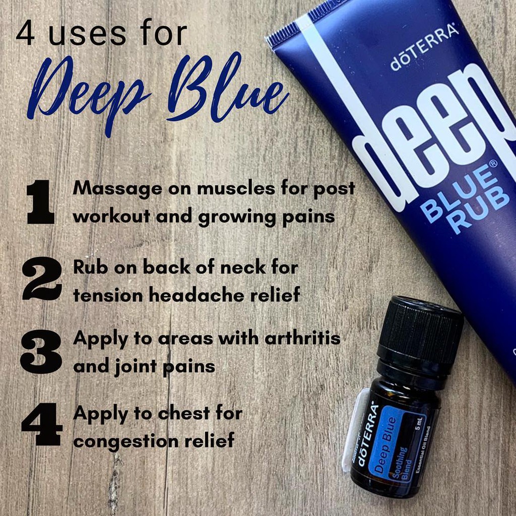 doTERRA Deep Blue Rub 5本セット ESSENTIAL OIL AROMATHERAPY DOTERRA DEEP BLUE RUB, DEEP BLUE
