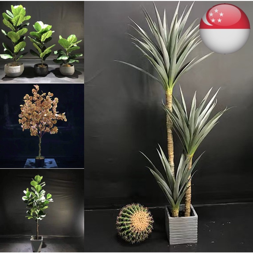 Artificial Large Plant Fake Tree for Hari Raya Faux Tree Plant Deco ...
