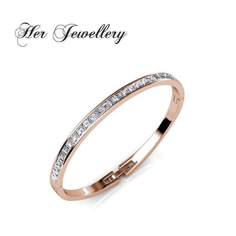 Chic Bangle Rose Gold - Made with Swarovski Crystals