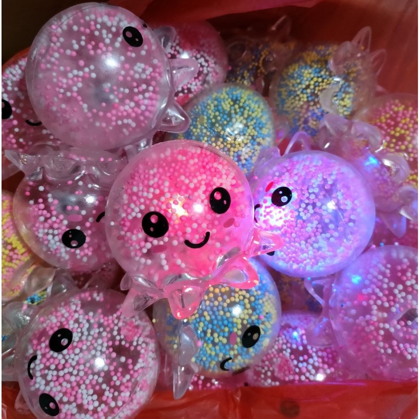 Illuminated Squeeze Octopus Rabbit Pop It Goodie Bag Gifts for Kids