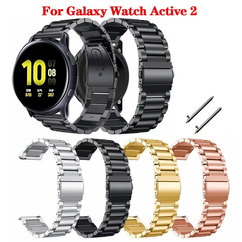 Galaxy active watch on sale 2 stainless steel