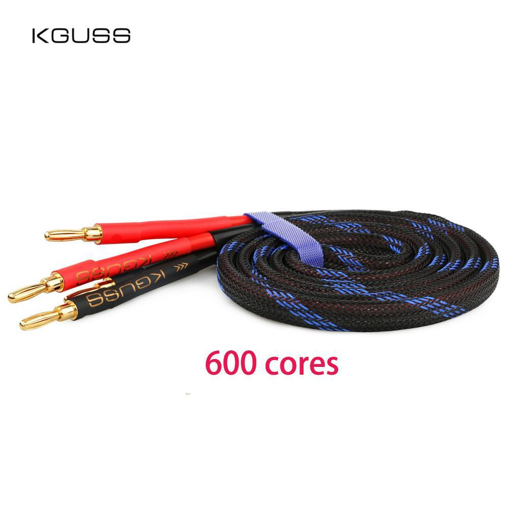 Kguss 4N Audiophile speaker cable banana head amplifier speaker cable