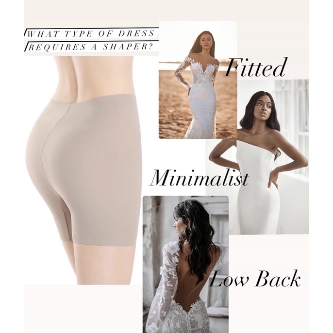 BRIDAL SHAPER SHAPE WEAR Mid Waist Low Back Spanx Spandex