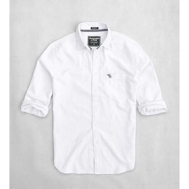 Oxford men's long-sleeved white shirt - Standard Marshal Ca | Shopee ...