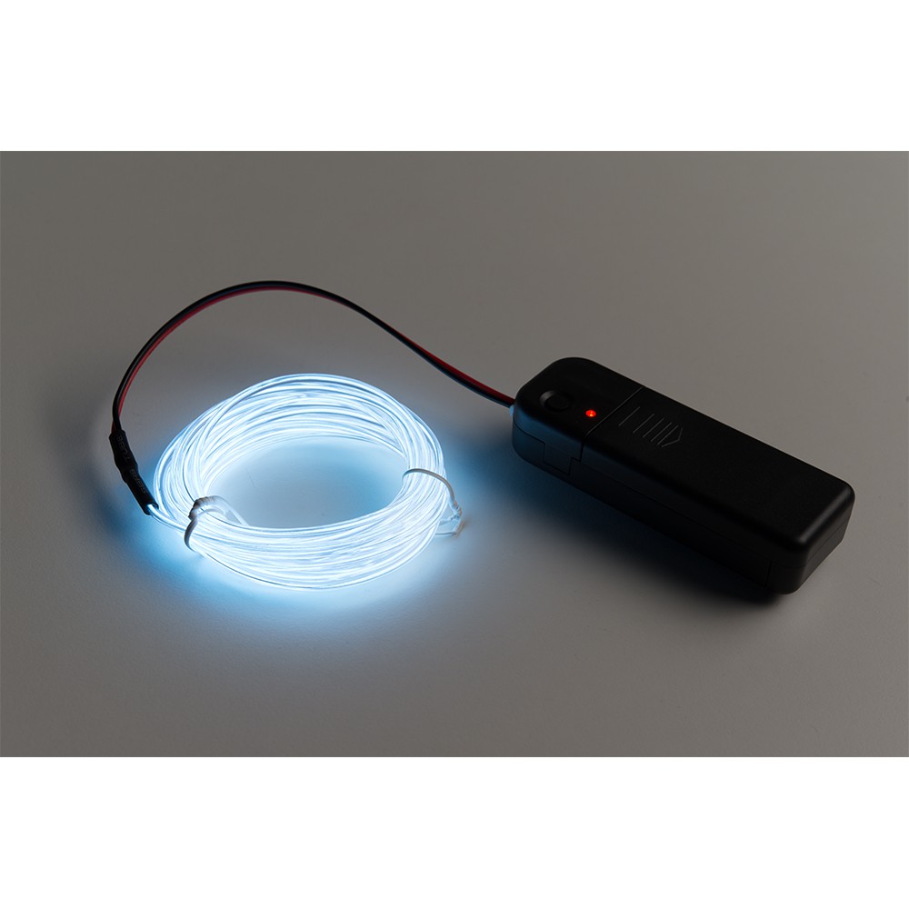 5M EL WIRE NEON LIGHT BLUE LED LIGHT (BATTERY PACK) Shopee Singapore