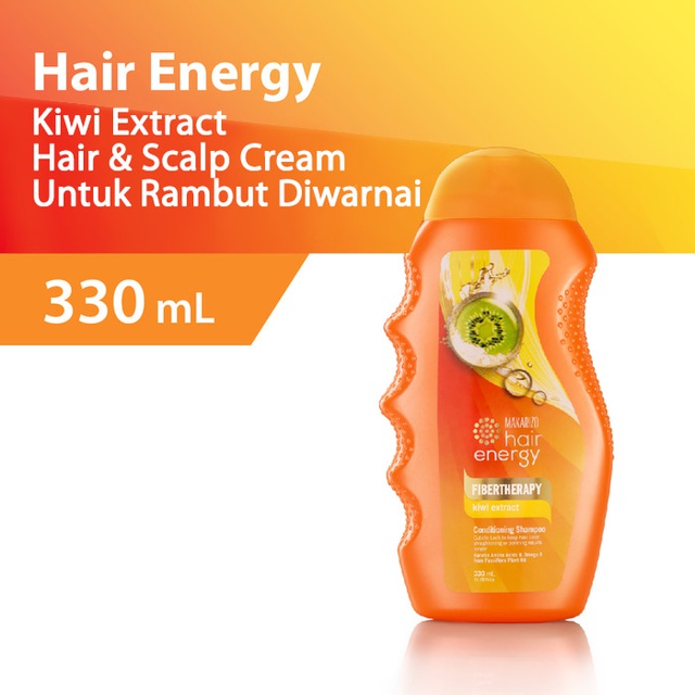 Makarizo Hair Energy Shampoo Kiwi 330ml - Gambar 4