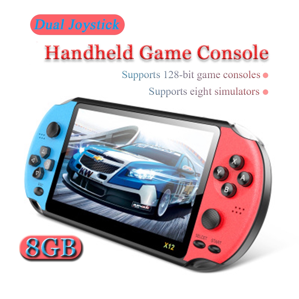 X12pro PSP Handheld Game GBA 5.1 Inch Player With 3000 Games Machine  Support Video Camera MP5 8GB Classical | Shopee Singapore