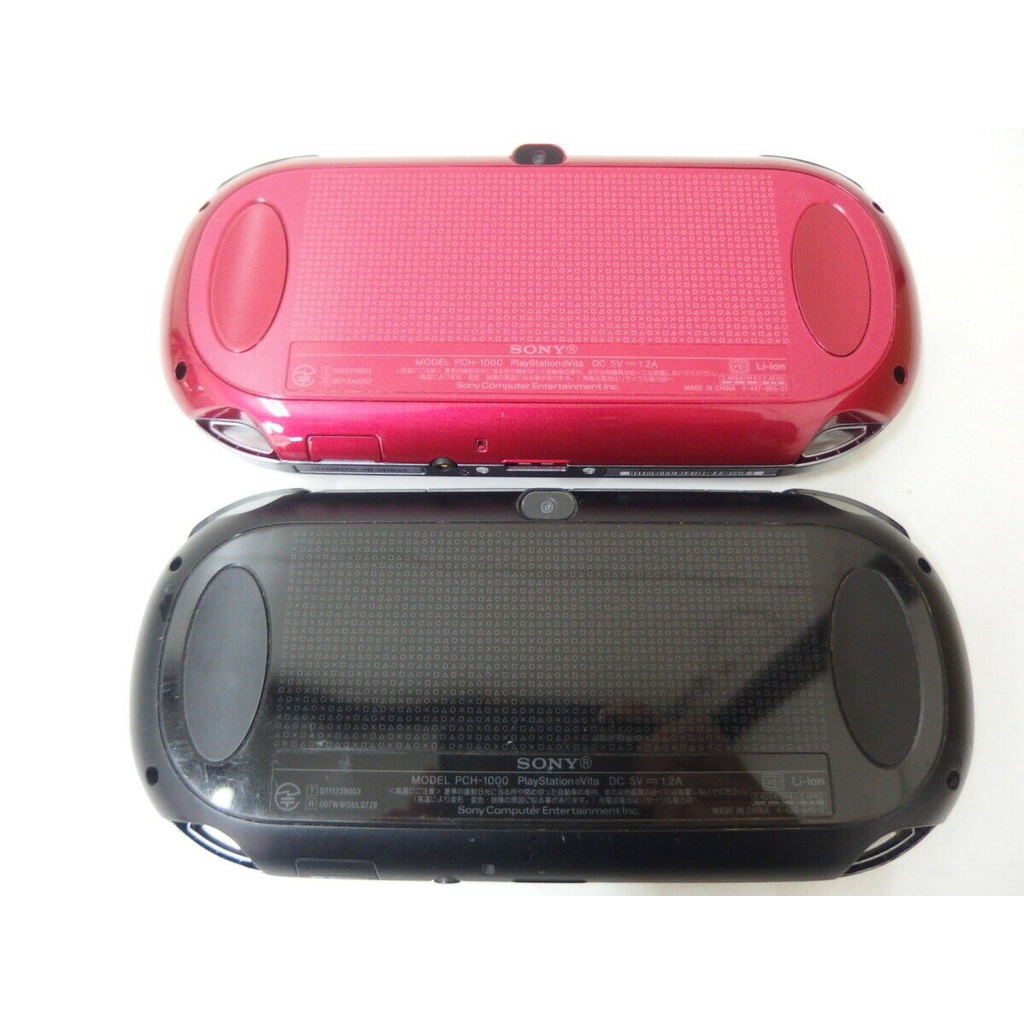 Playstation vita Wi-Fi model PCH-1000 ZA01 black PCH-1000 ZA03 Red