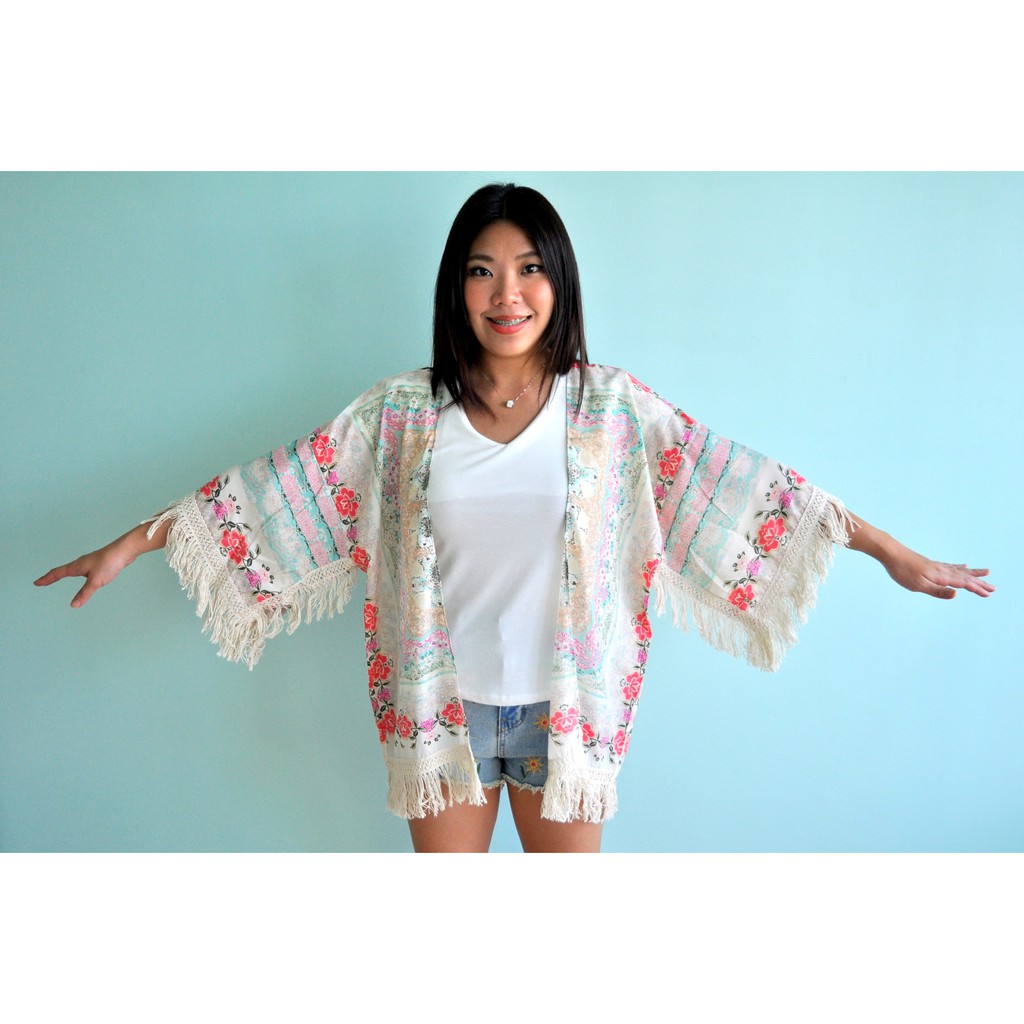 Kimono cardigan shopee best sale