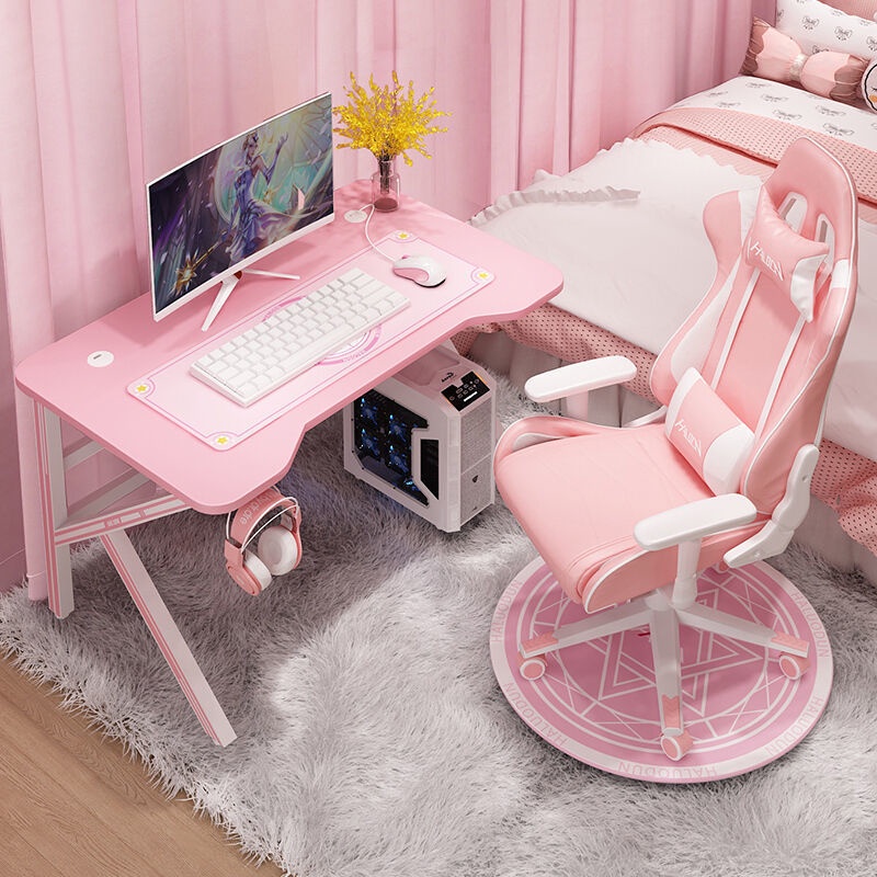 Pink gaming computer chair hot sale