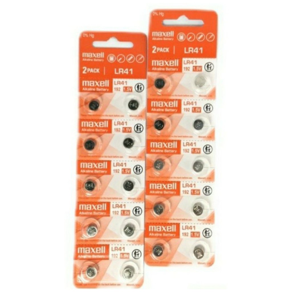 LR44/LR41/LR1130 GENUINE Maxell (JAPAN) Coin Cell Lithium Battery 3V