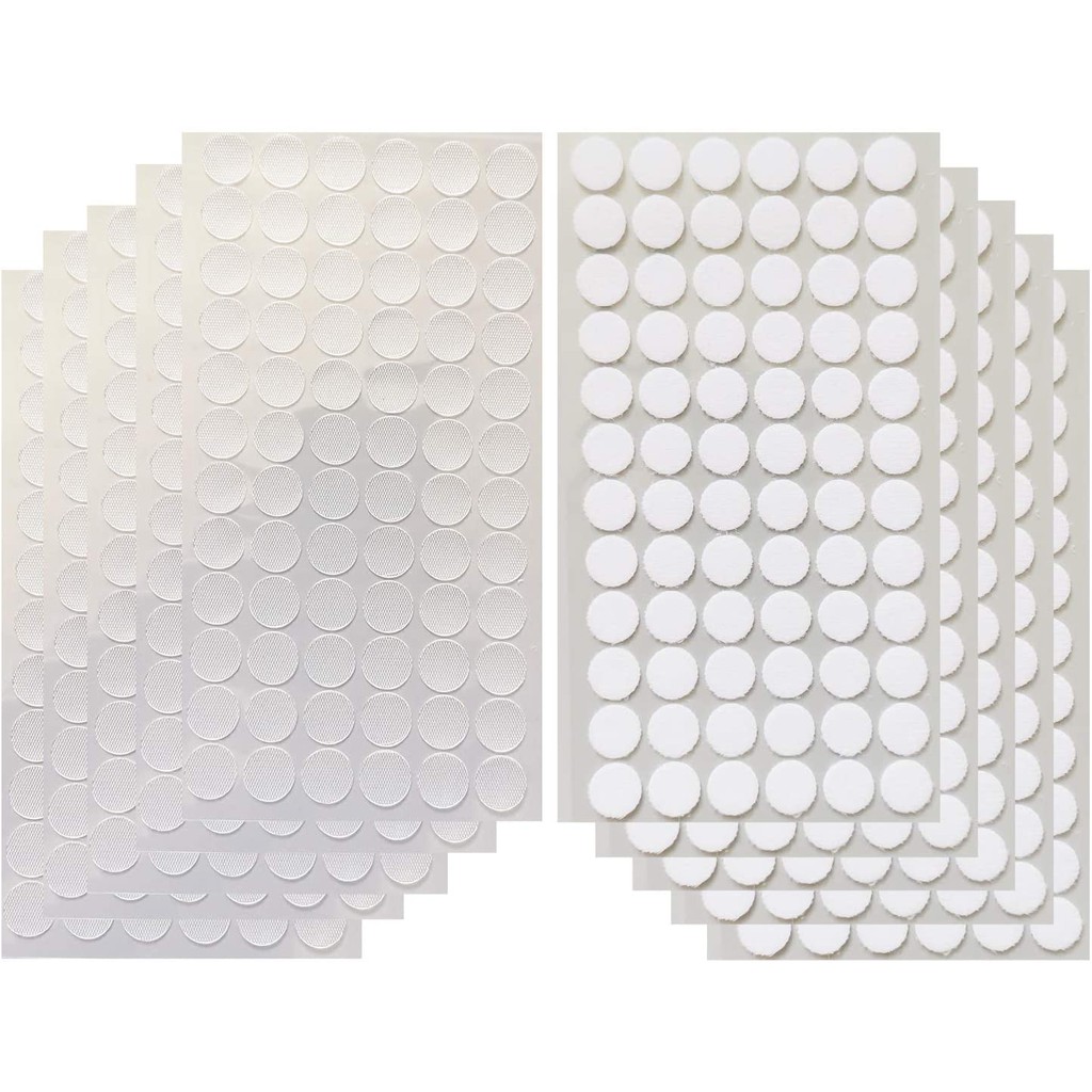 thumbnail image 2 of Dots For Spots Self Adhesive Dots, 480pcs(240 Pairs) 0.47" Diameter Sticky Dots Sticky Back Hook And Loop Dots 2 of 14