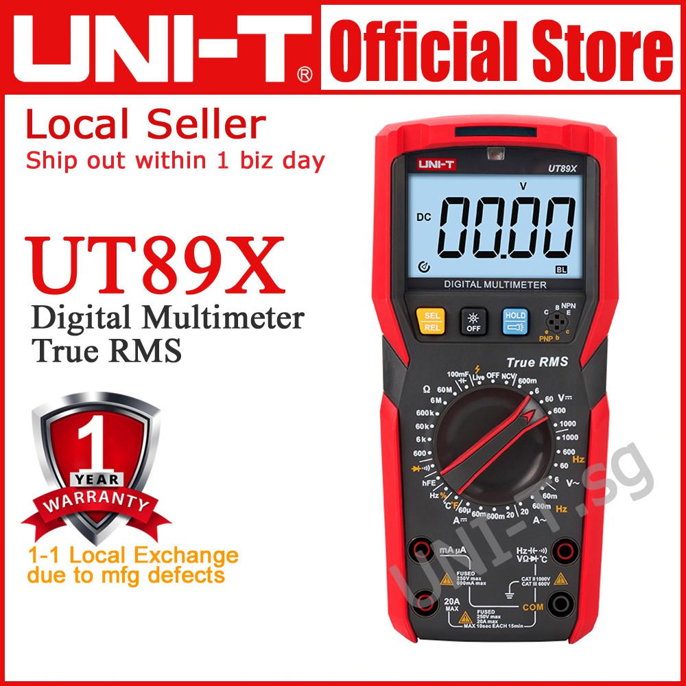 Uni-T UT89X Digital Multimeter | Shopee Singapore