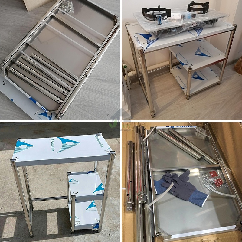 Gas stove gas stove rack kitchen stainless steel kitchen storage rack ...
