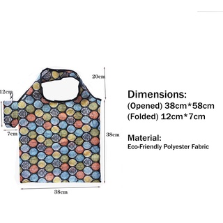 Sg Seller Cute Design Assorted Eco Friendly Polyester Foldable