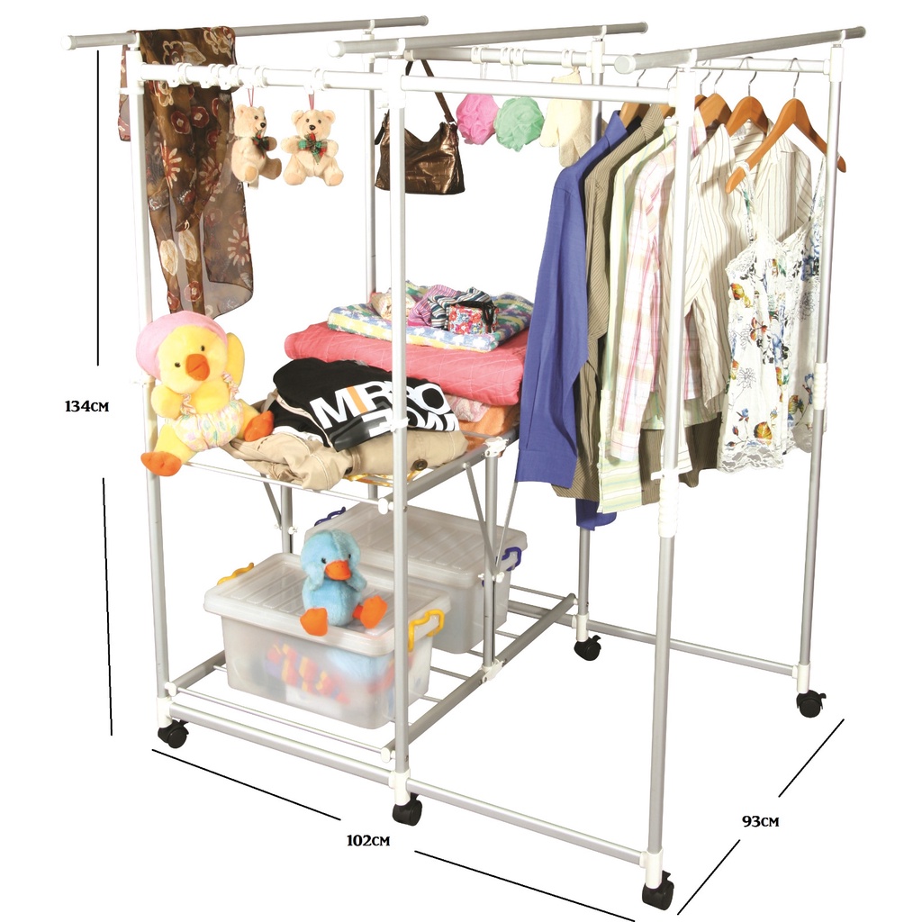 Roman Extendable Hanging Rack 7748 Shopee Singapore